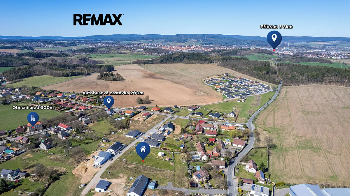 Prodej stavebního pozemku 1205 m²